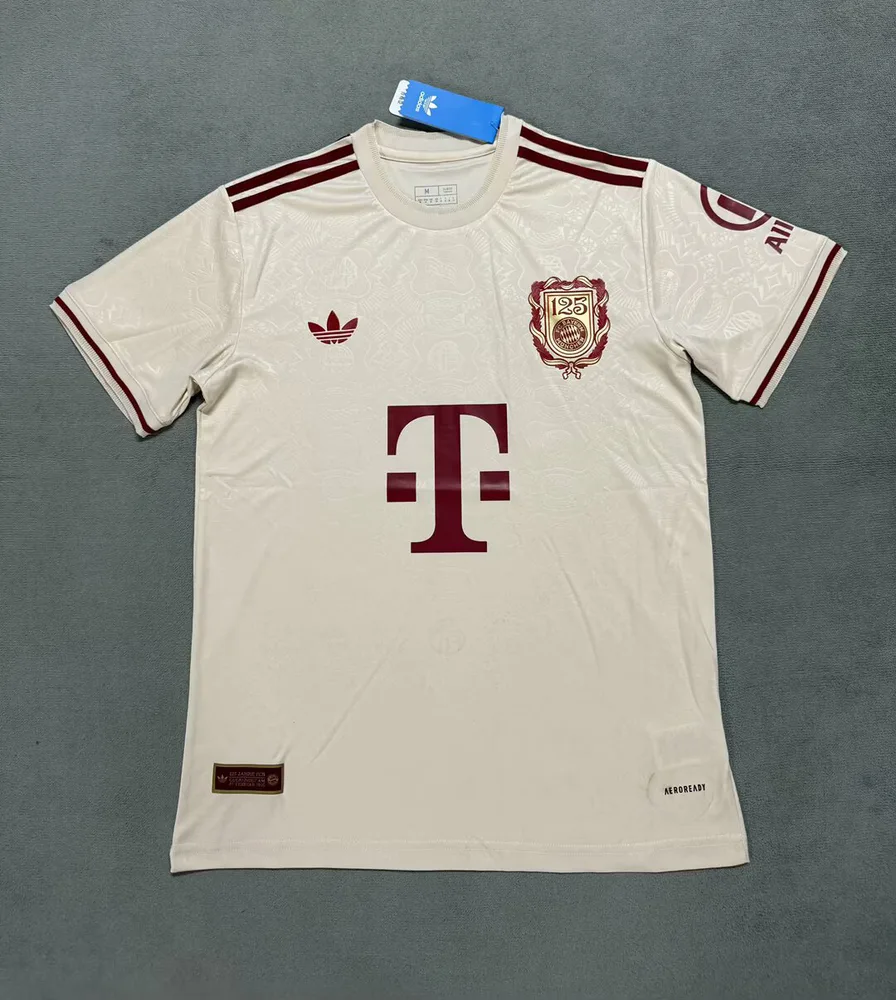 2025/2026 Bayern Munich 125 Aniversario Edición Albaricoque Camiseta de Fútbol  — main view