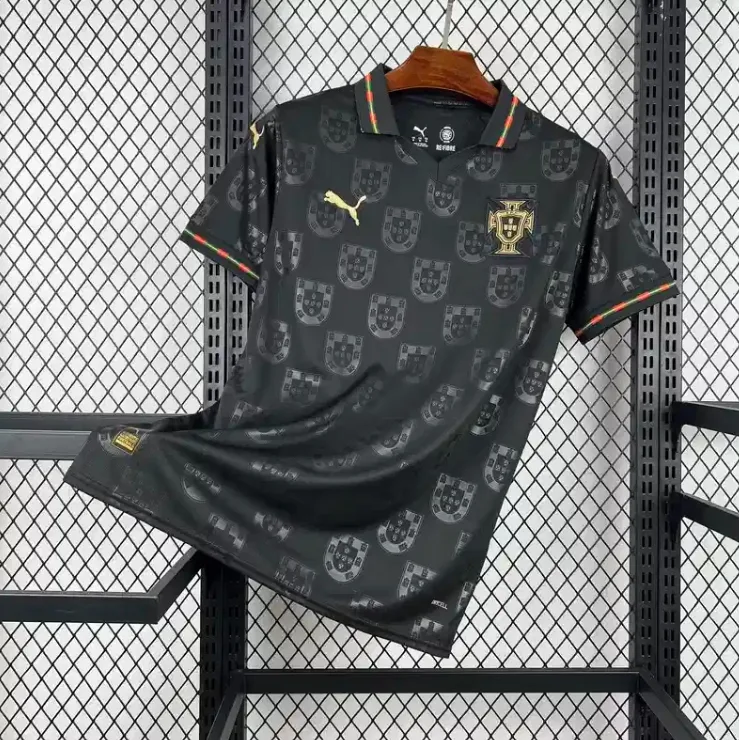 Maillot Portugal Black Panther 2026 AAA qualité fan — main view