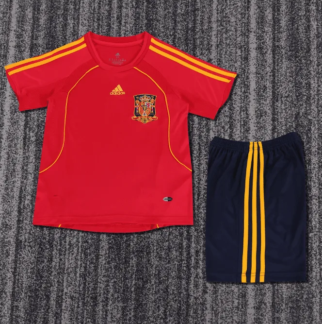 2008 Retro Spanien Heimtrikot  Kindergröße — main view