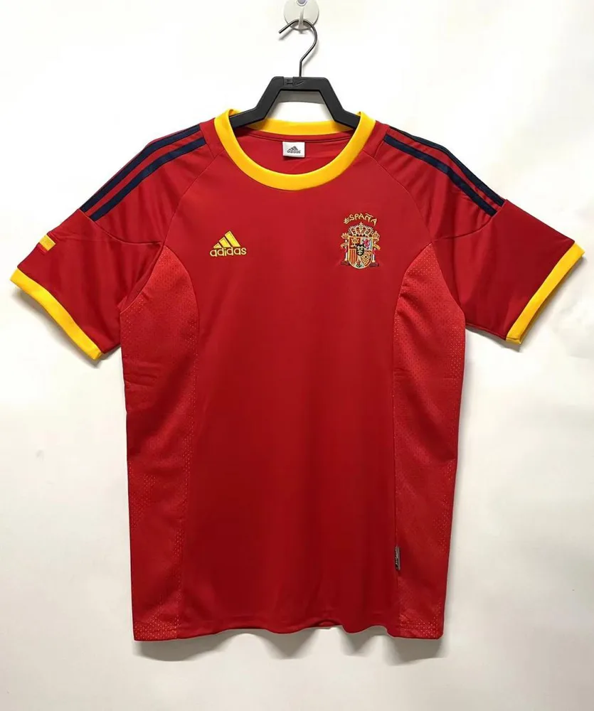 2002 Retro Espanha Camisa de Futebol Casa — main view