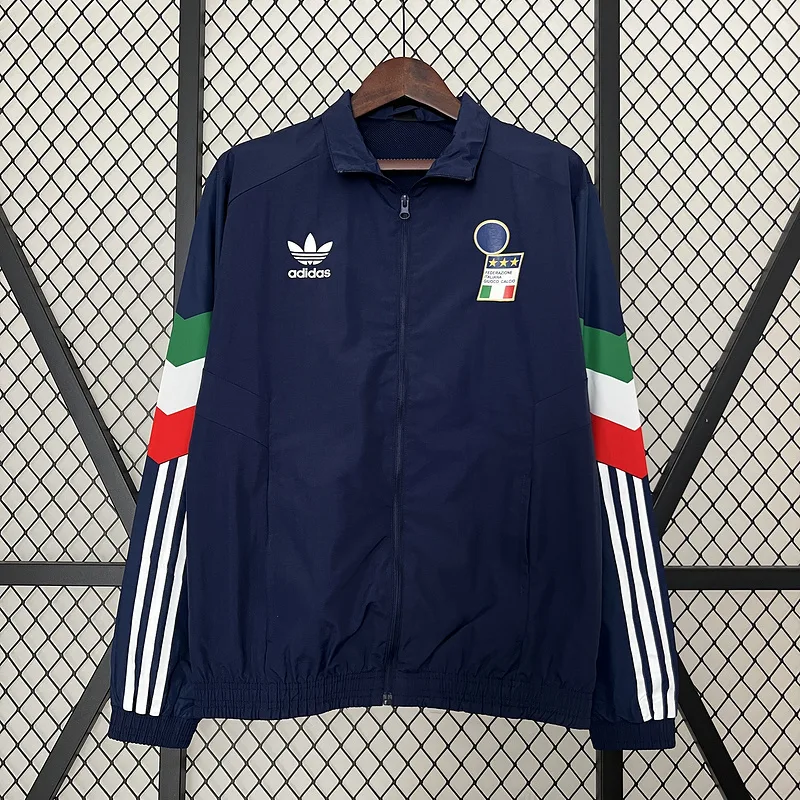 2024 Italien Windjacke Blaues Trikot — main view
