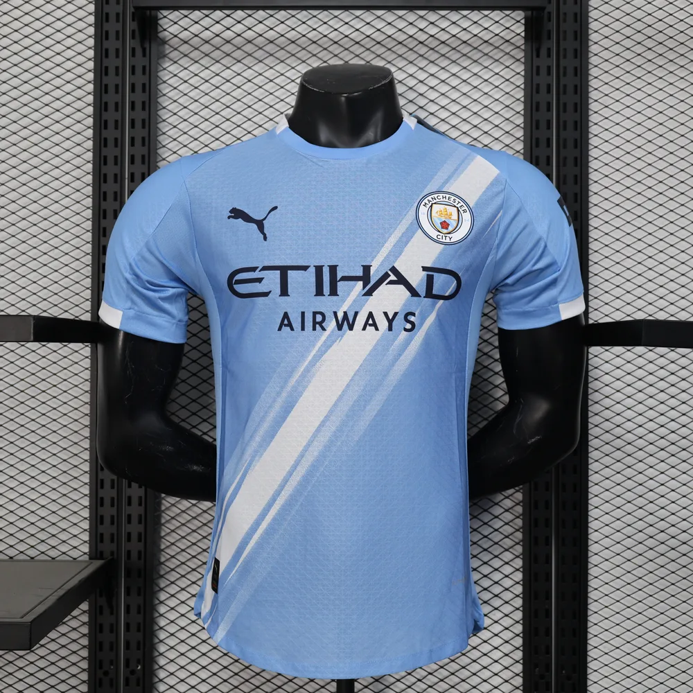 2025/2026 Player Version Manchester City Home Football Shirt  — main view
