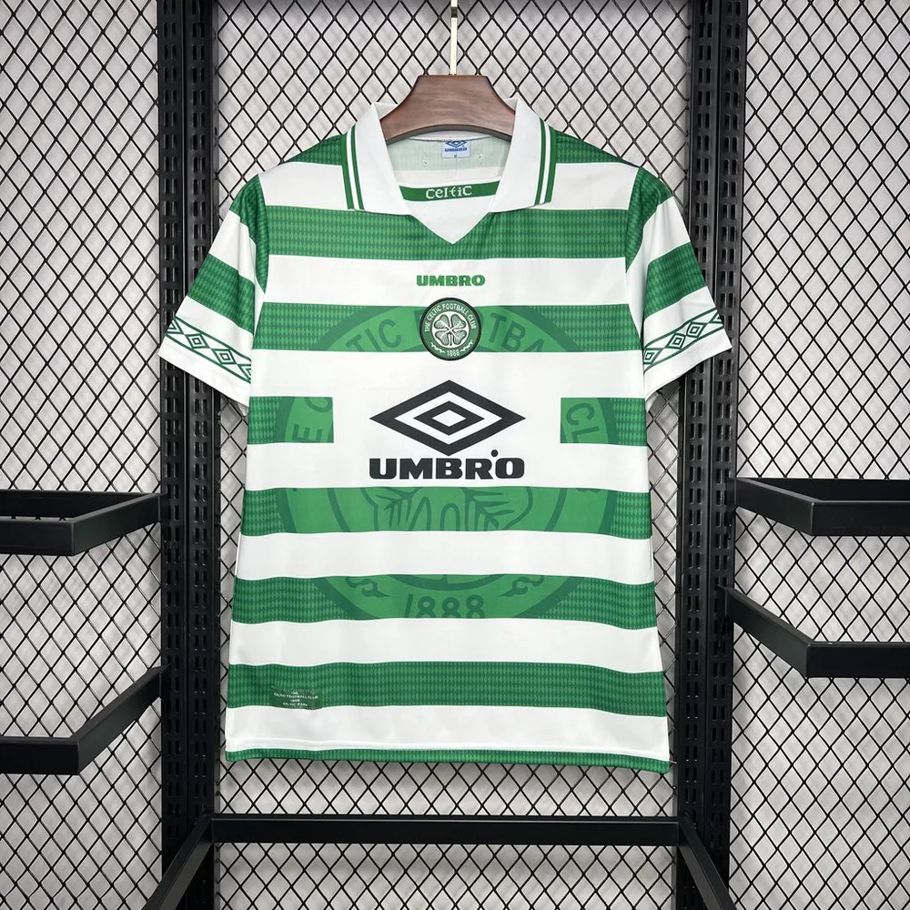 1998/1999 Retro Celtic Heim Fußballtrikot  — main view