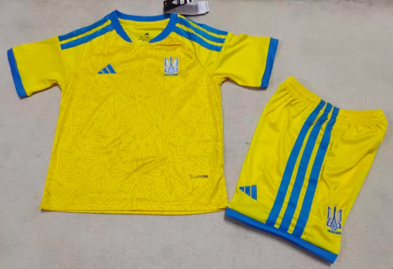 2026 Ukraine National Team Home Football Jersey  Kids Size — main view