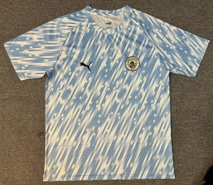 2025/2026 Manchester City Blau-Weiß Sonderedition Fußballtrikot  — main view