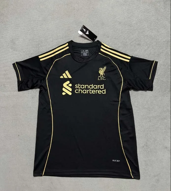 2025/2026 Liverpool Special Edition Black Soccer Jersey   — main view
