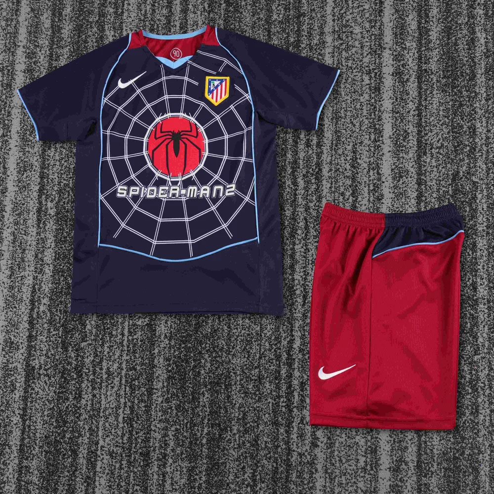 2004-2005 Retro Atletico Madrid Visitante Camiseta de Fútbol  Talla Infantil — main view