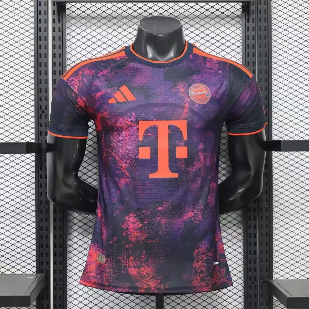 2026/2027 Spielerversion Bayern Munich Drittes Auswärtstrikot Fußball   — main view