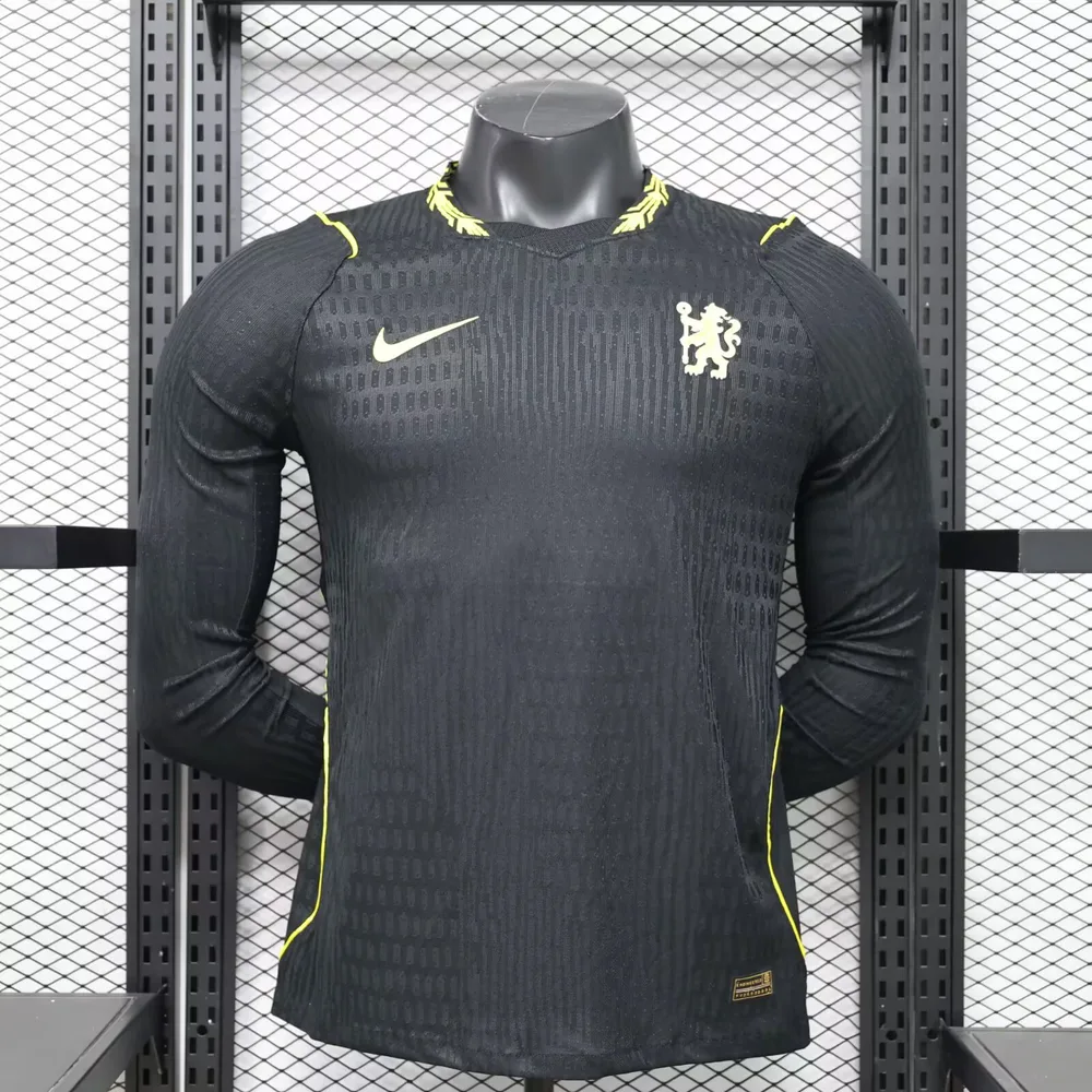 2026/2027 Spielerversion Chelsea Auswärts Langarm Fußballtrikot   — main view