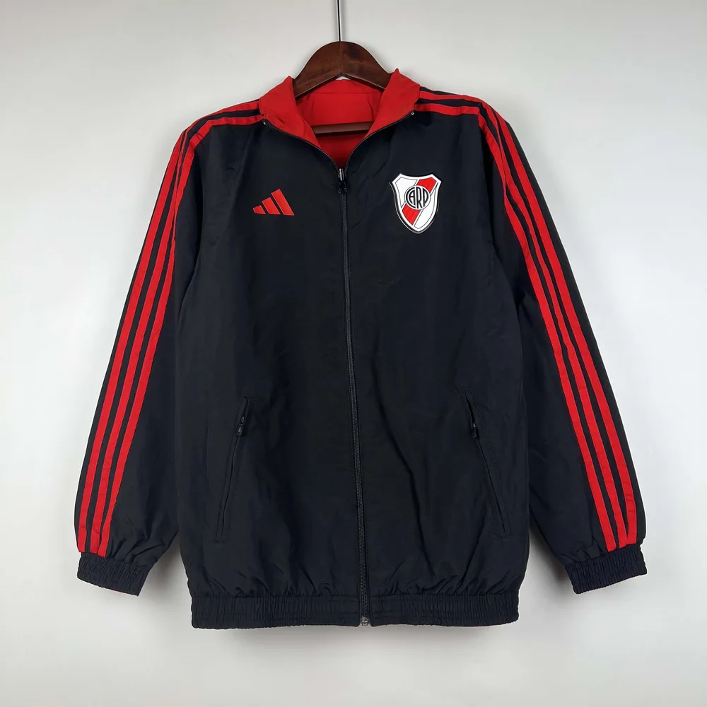 Chaqueta cortavientos del River Plate 2023/2024 negra Camiseta de fútbol  — main view