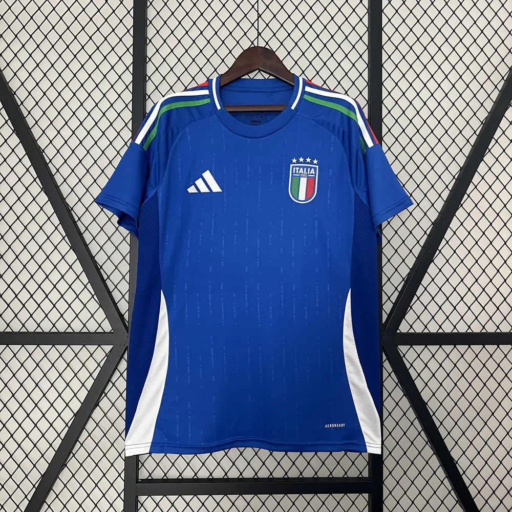 2024-2025 Italien Nationalmannschaft Heim Fußballtrikot AAA fan-gradät — main view