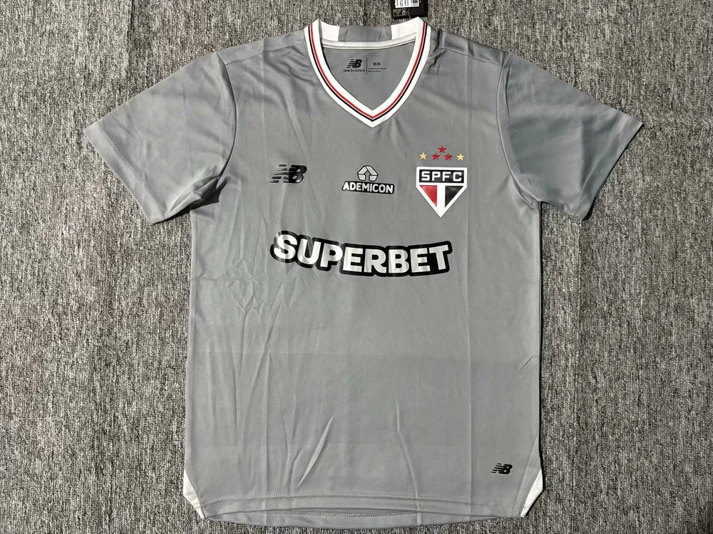 2025/2026 São Paulo Sonderausgabe Grau Fußballtrikot  — main view