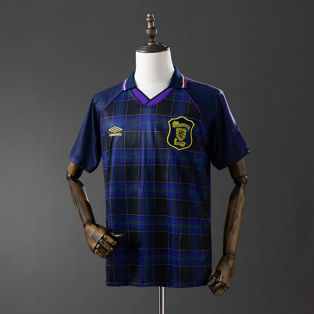 1994/1996 Retro Schottische Nationalmannschaft Heimtrikot AAA Fan-Qualität — main view