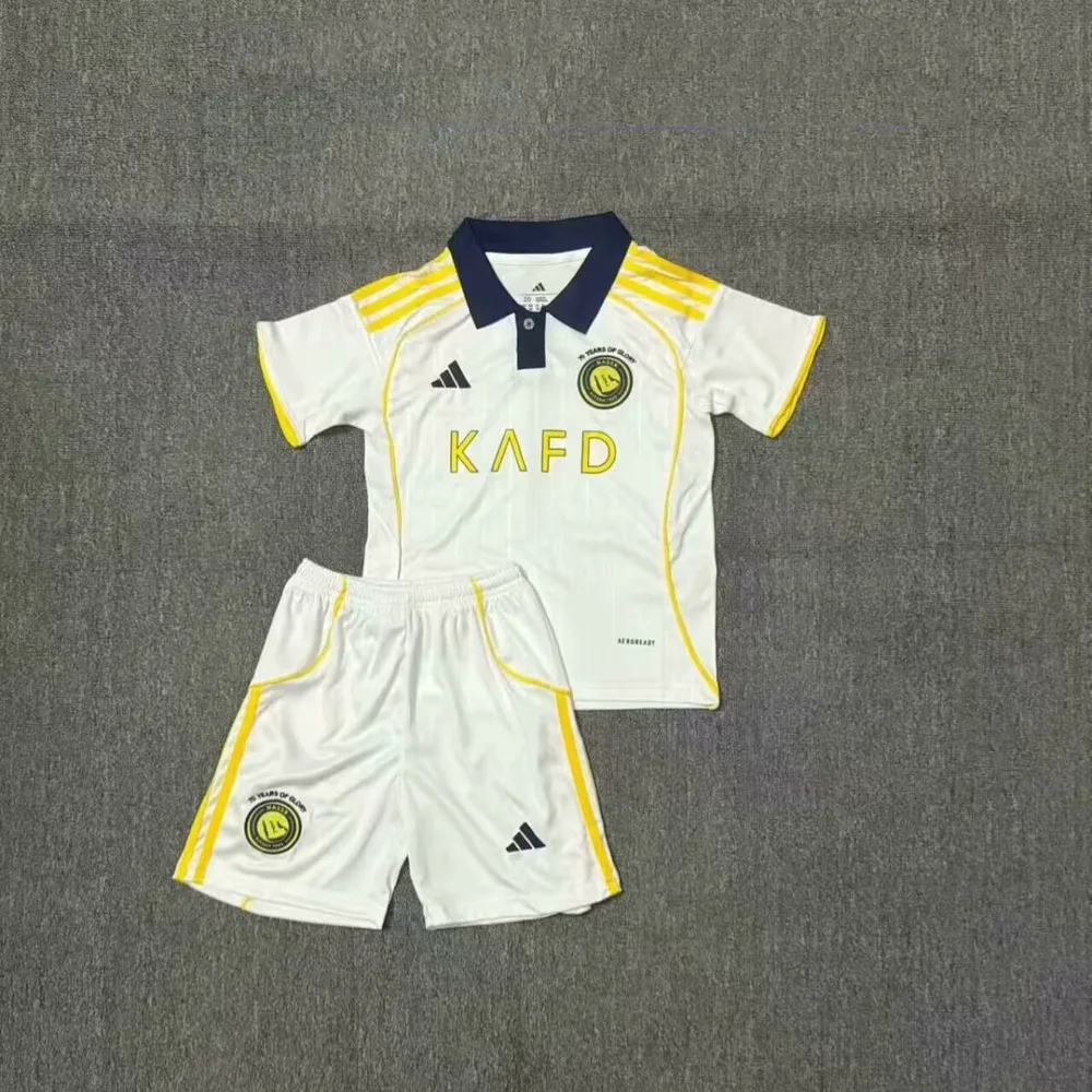 2025/2026 Al-Nassr Drittes Auswärts Fußballtrikot Kindergröße  — main view