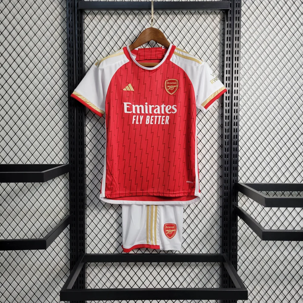 2023/2024 Arsenal Home Soccer Jersey Kids Size — main view