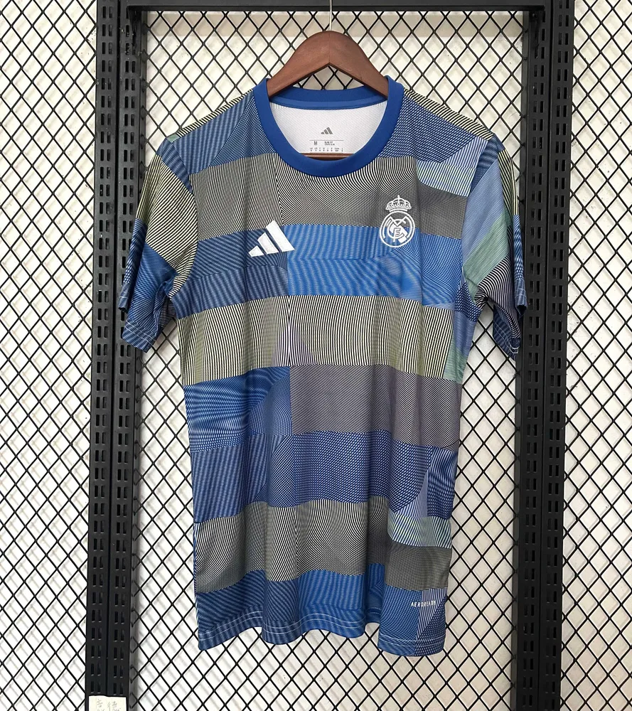 2025/2026 Real Madrid Pre-match training uniforms Football Jersey  — main view