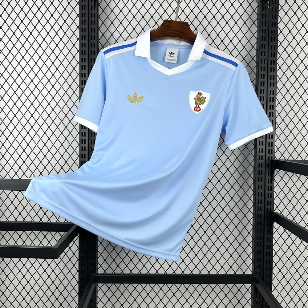 Camisa Retrô Azul dos 120 Anos da França 2026 — main view