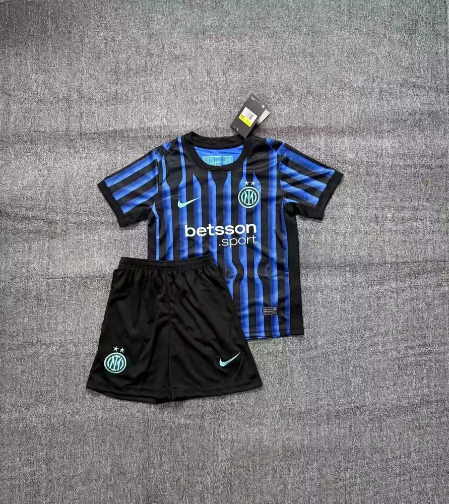 2025/2026 Internazionale Milan Home Football Jersey fan-grade Kids Size — main view