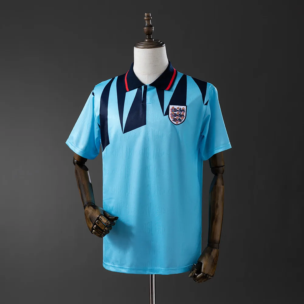 1992 Retro England Drittes Auswärtstrikot AAA Fan-Qualität — main view