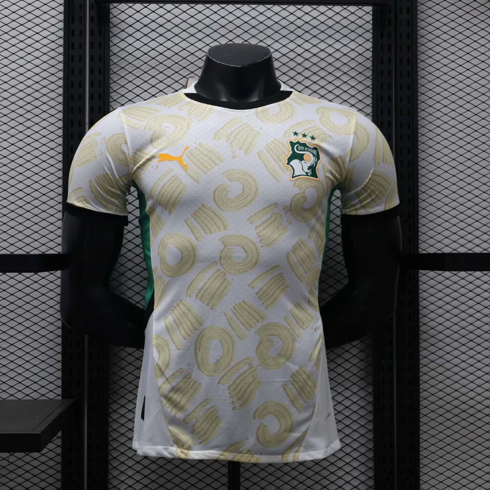 Maillot extérieur Côte d'Ivoire version joueur 2024 AAA qualité fan — main view
