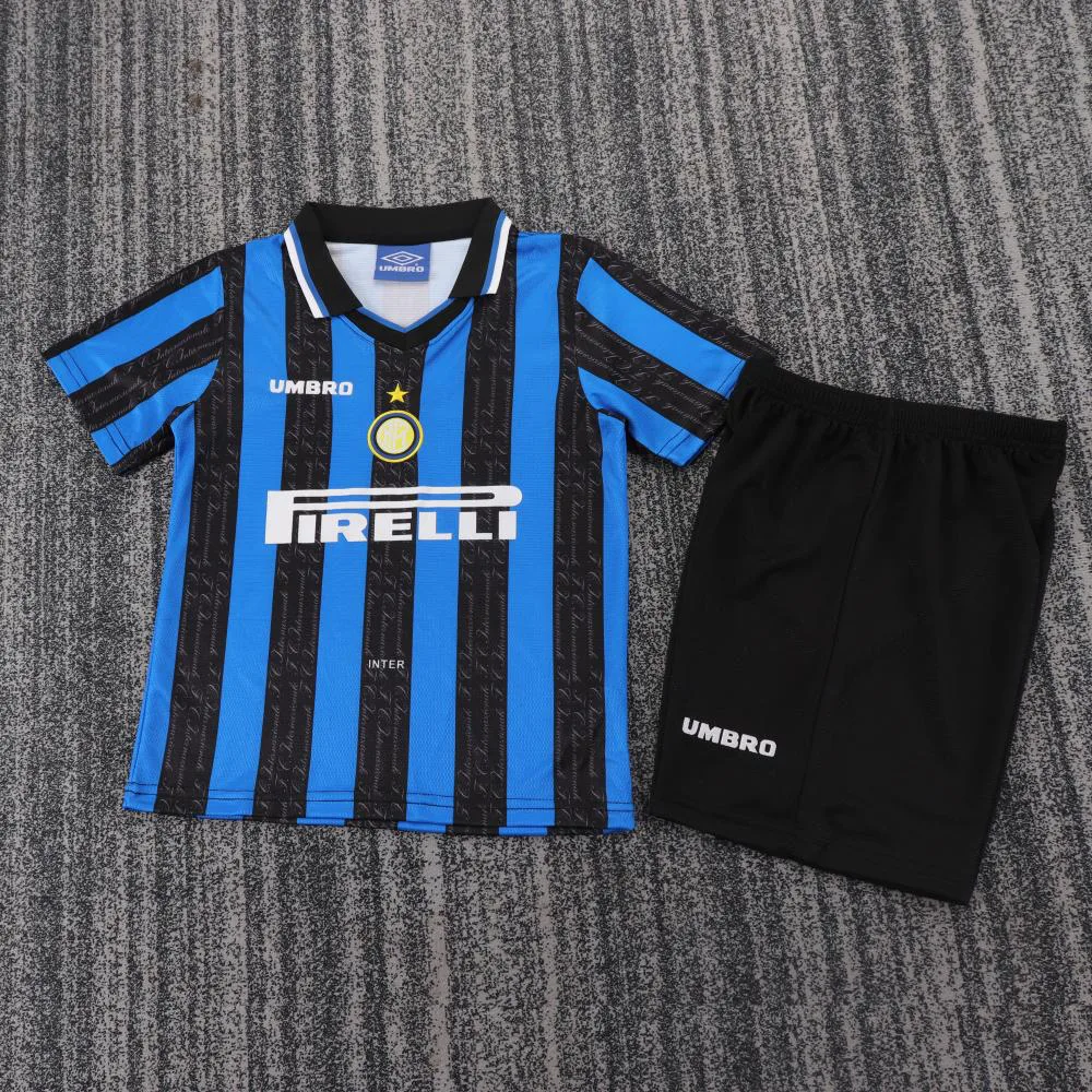 1997/1998 Retro Inter Milan Home Football Jersey  Kids Size — main view