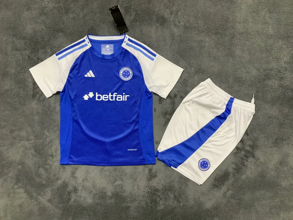 2025/2026 Cruzeiro Local Camiseta de Fútbol Calidad Thai Talla Infantil — main view