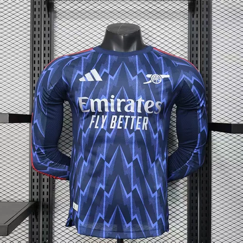 2025/2026 كم طويل نسخة اللاعب Arsenal قميص كرة قدم خارجي جودة تايلاندية — main view