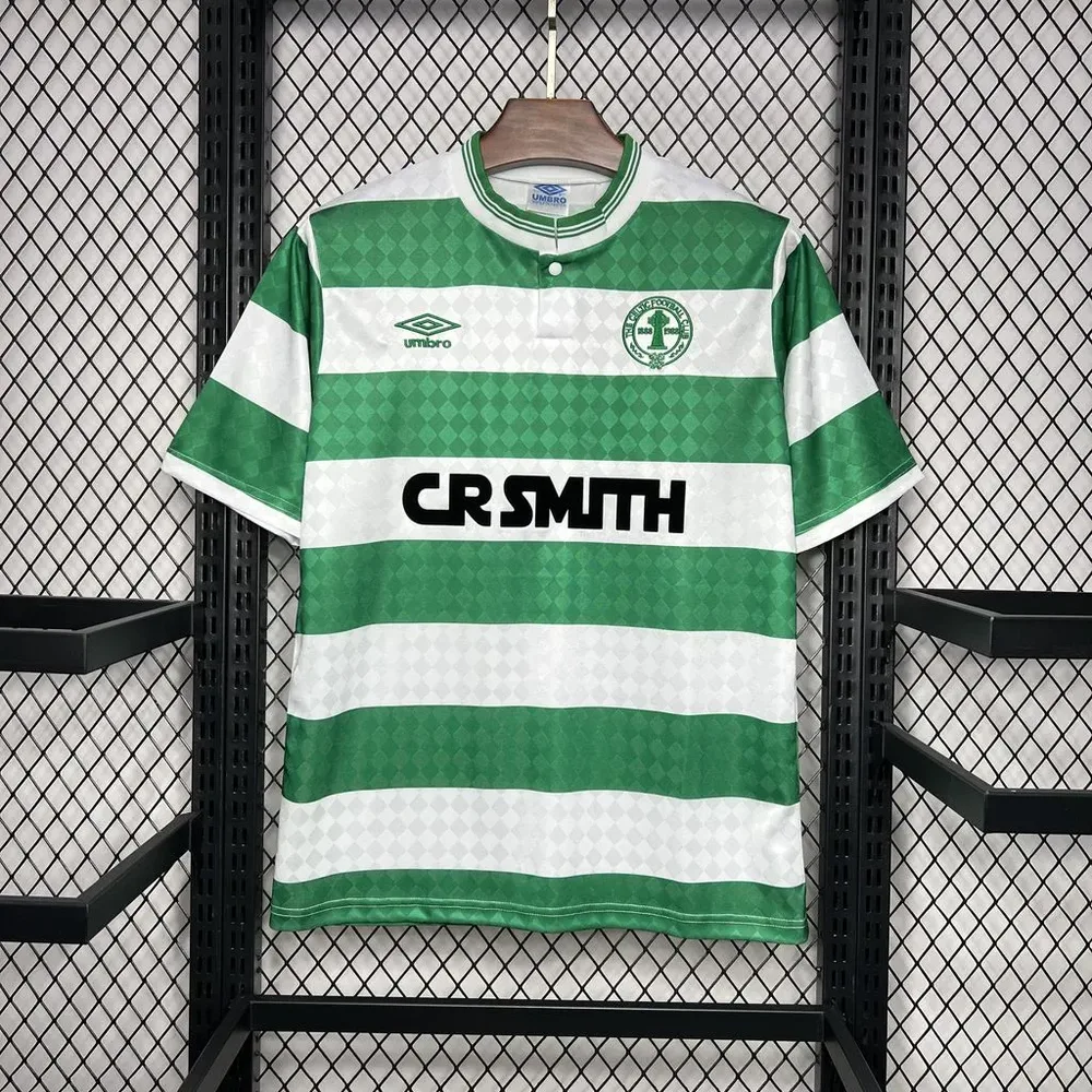 1987/1988 Retro Celtic Home Football Shirt  — main view