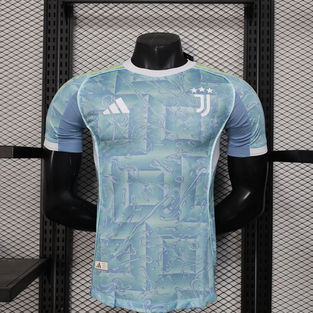 2025/2026 Spielerversion Juventus Auswärts Fußballtrikot   — main view