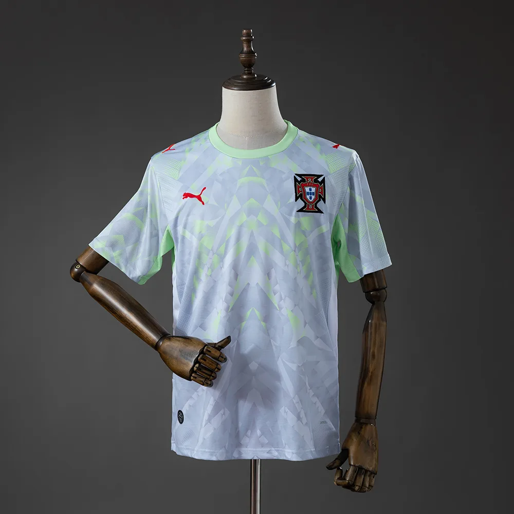2026 Portugal Torwart Grau Trikot AAA Fan-Qualität — main view