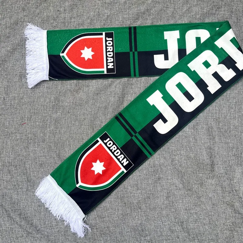 2026 World Cup Jordan Fan Soccer Scarf — main view
