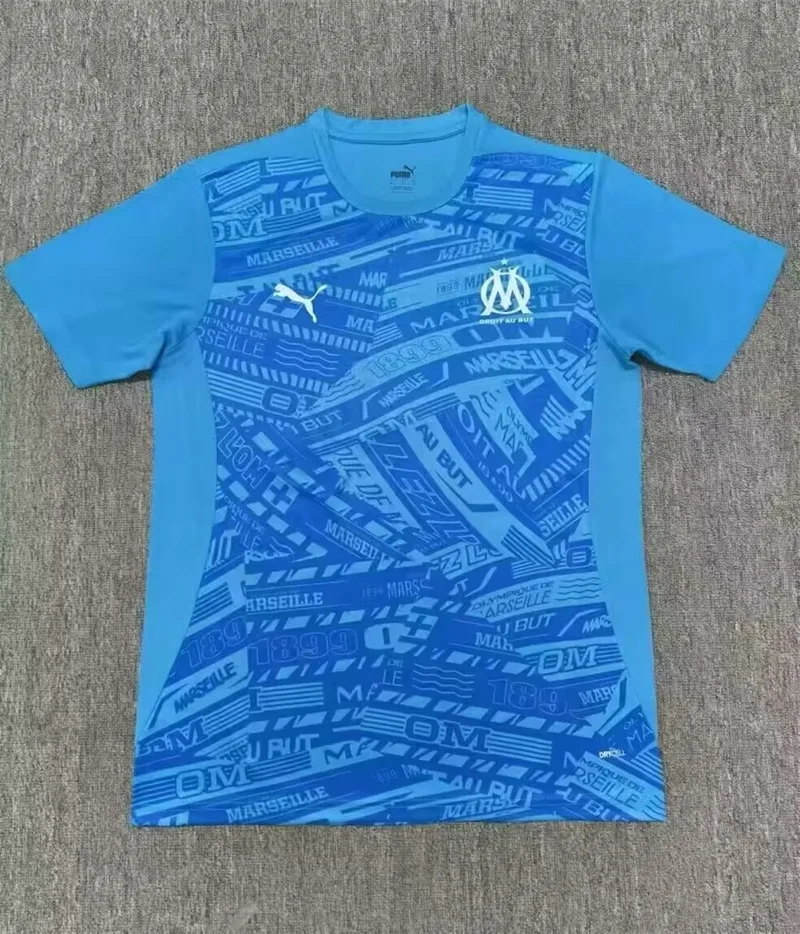 2025/2026 Olympique de Marseille Training Wear Soccer Jersey  — main view
