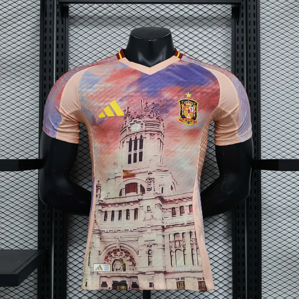 Edición Especial 2024 Versión Jugador España Camiseta de Fútbol AAA calidad fan — main view
