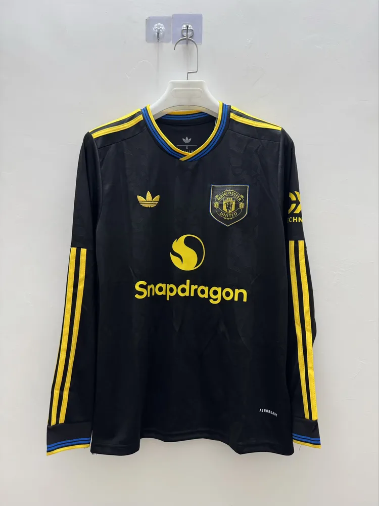 2025/2026 Langarm Manchester United Drittauswärts-Fußballtrikot  — main view