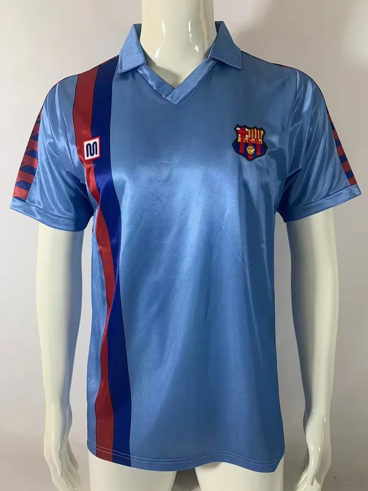 1984/1991 رجعي برشلونة قميص خارج الأرض جودة تايلاندية — main view