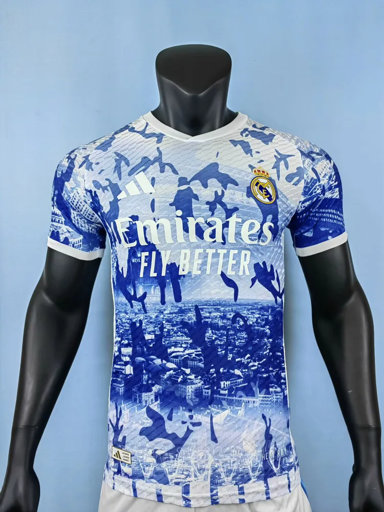 2025/2026 Spielerversion Real Madrid Vorbereitungsspiel Sonderedition Fußballtrikot  — main view