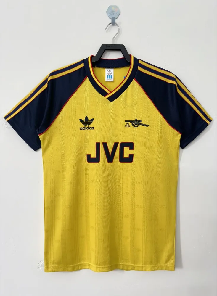 Maillot de football rétro extérieur Arsenal 1988/1990 lande — main view