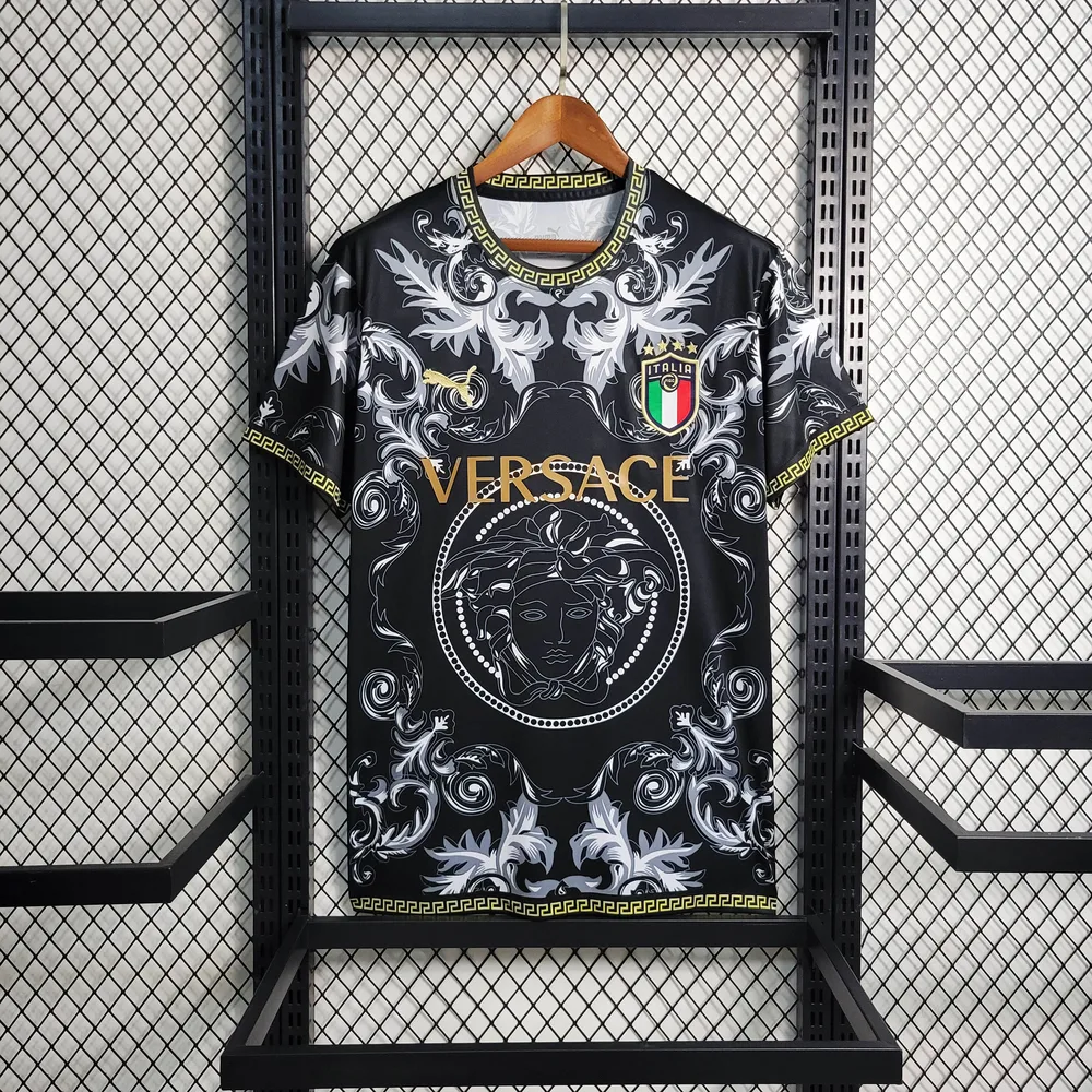 2023 Italien Sonderausgabe Schwarz Trikot — main view
