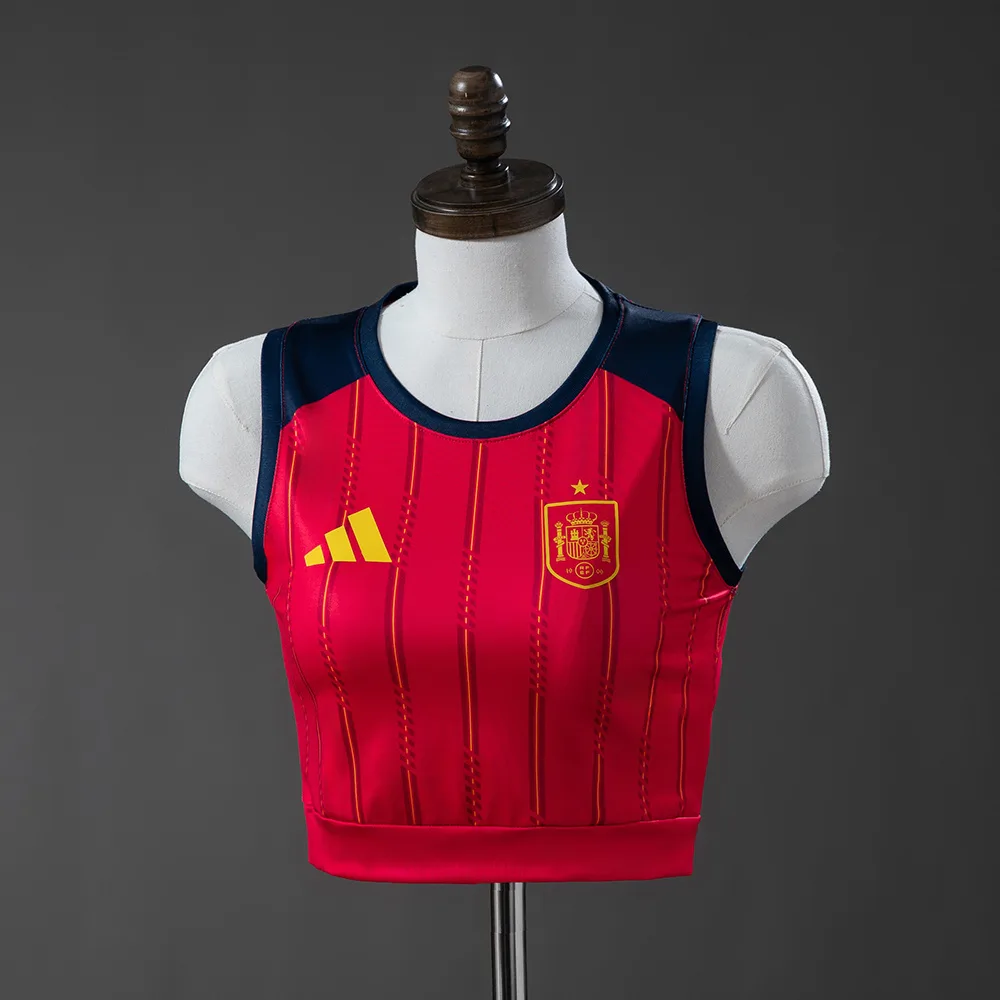 2026 Spanien Heim Frauen-Weste AAA Fan-Qualität — main view