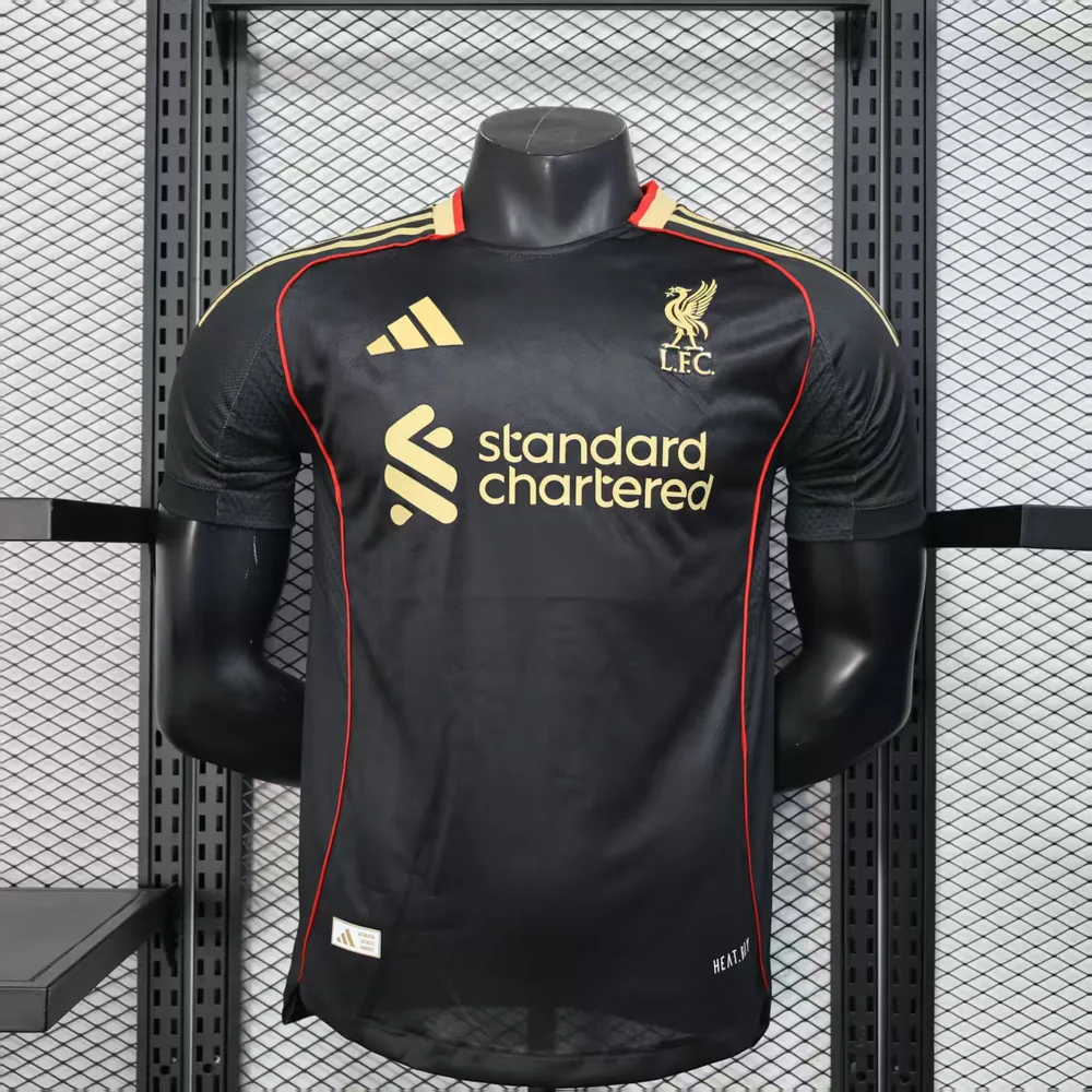2025/2026 Versión Jugador Liverpool Edición Especial Negra Camiseta  Calidad Thai — main view