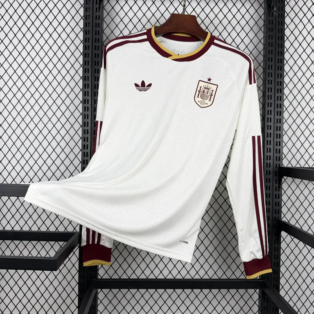 2026 Spain National Team Away Long Sleeve Football Shirt  — main view