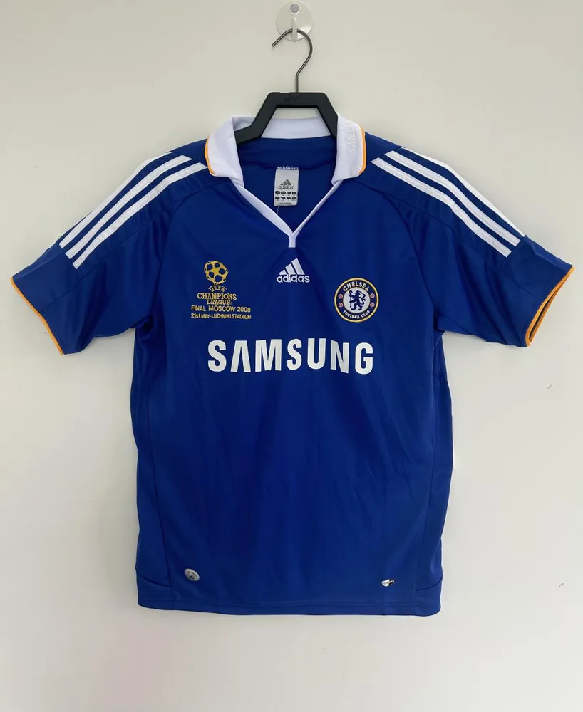 Maillot de football domicile rétro Chelsea 2008-2009 lande — main view