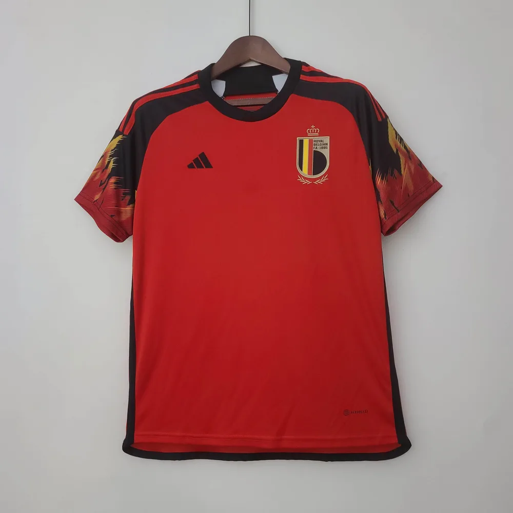 Camisa de Futebol Bélgica Home Copa do Mundo 2022 — main view