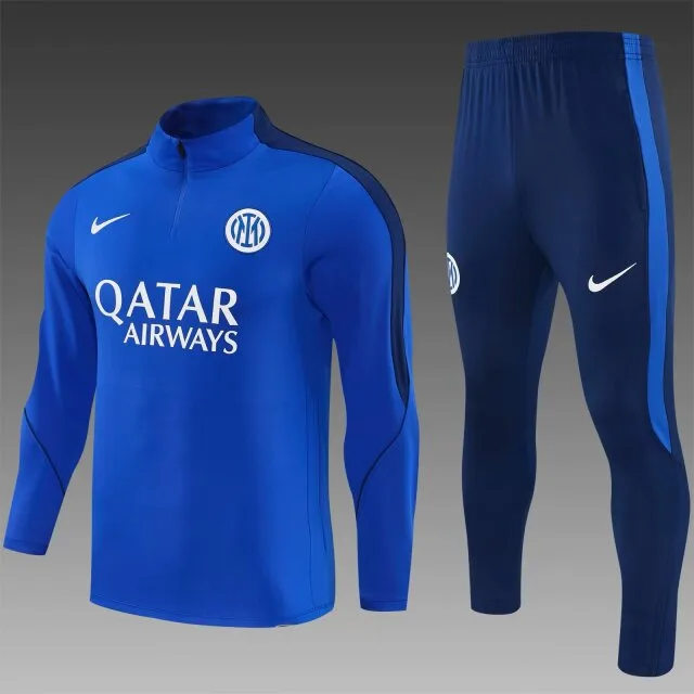 2026/2027 Inter Milan Survêtement Entraînement Demi-Tirette Bleu Maillot de Football   — main view