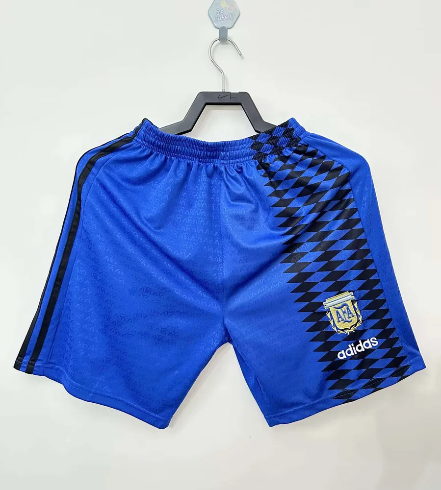 1994 Retro Argentina Away Shorts — main view