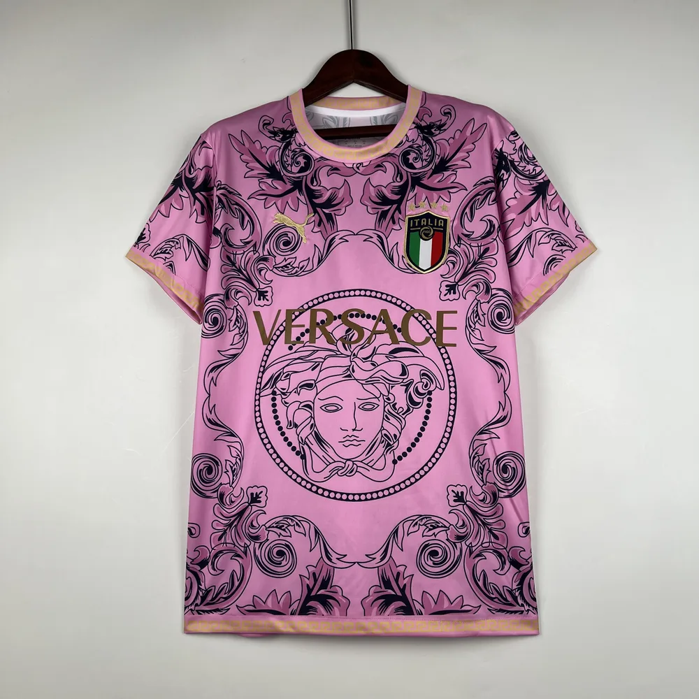 2024-2025 Itália Camisa de Futebol Rosa Edição Especial — main view