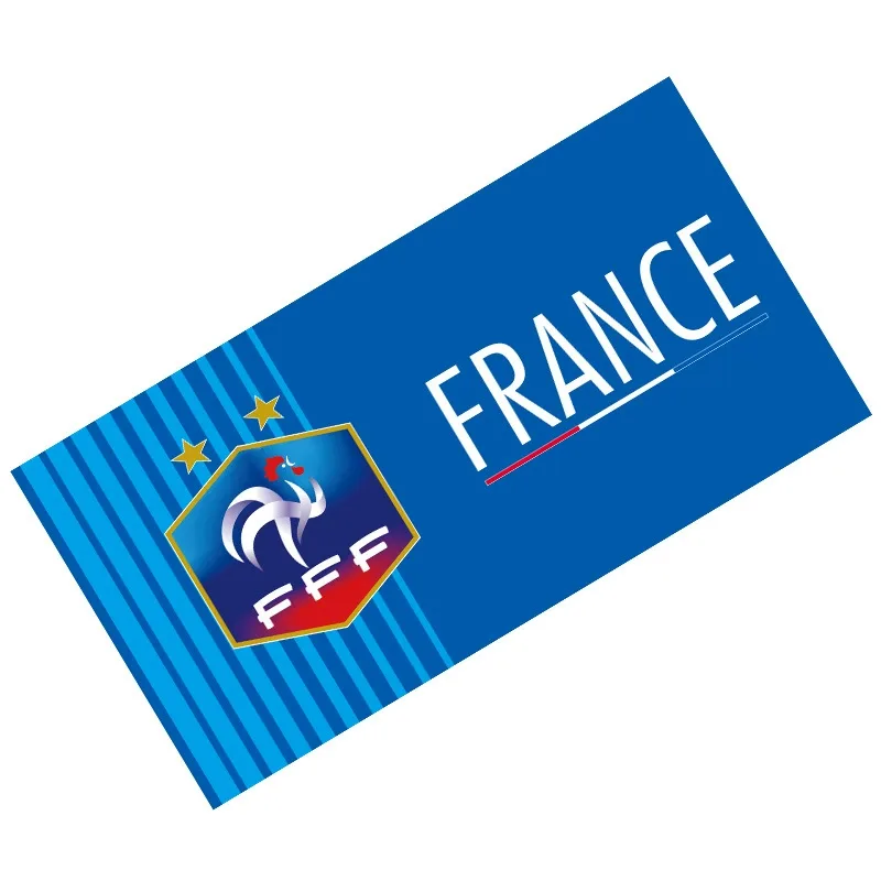 France Fan Football Beach Towel — main view
