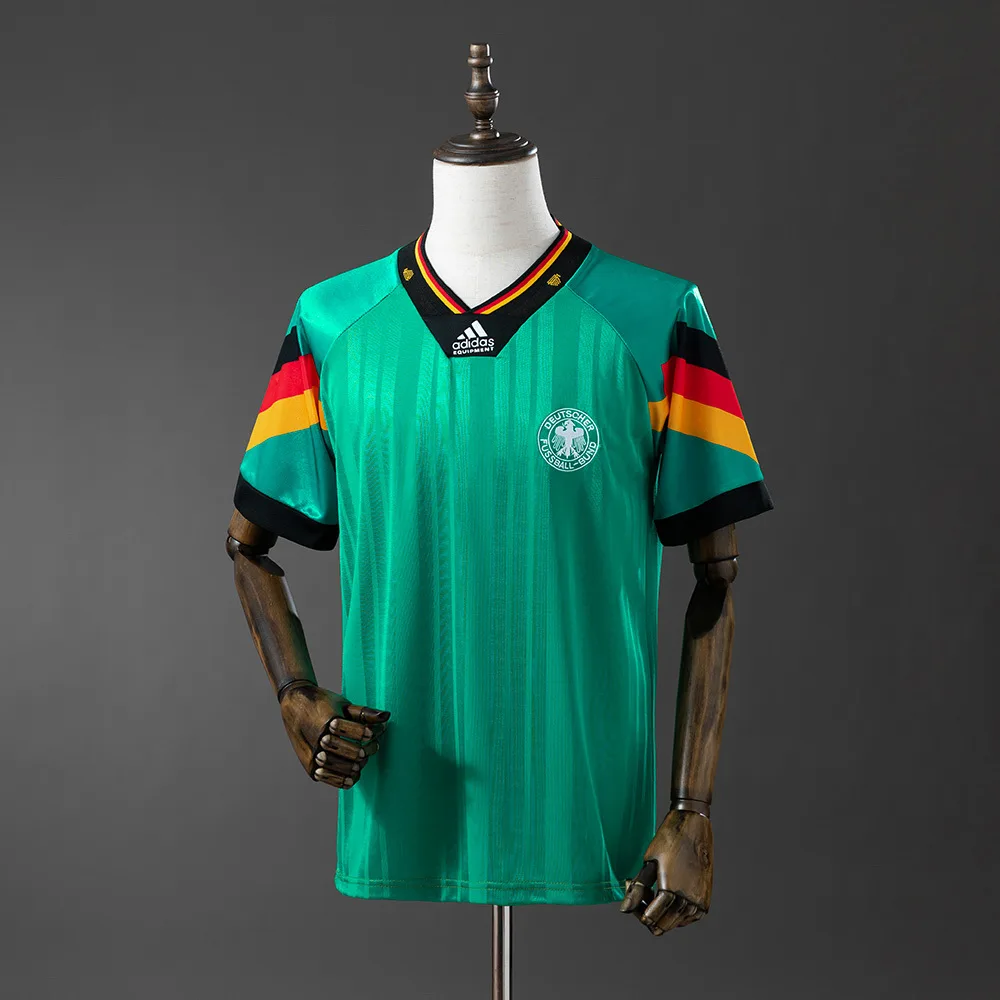 1992 Retro Soccer Jersey Germany Away — main view