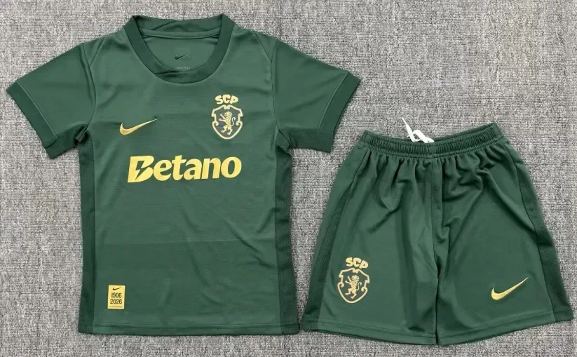 2026/2027 Sporting Lisbon 120th Anniversary Football Jersey Shirt   Kids Size — main view