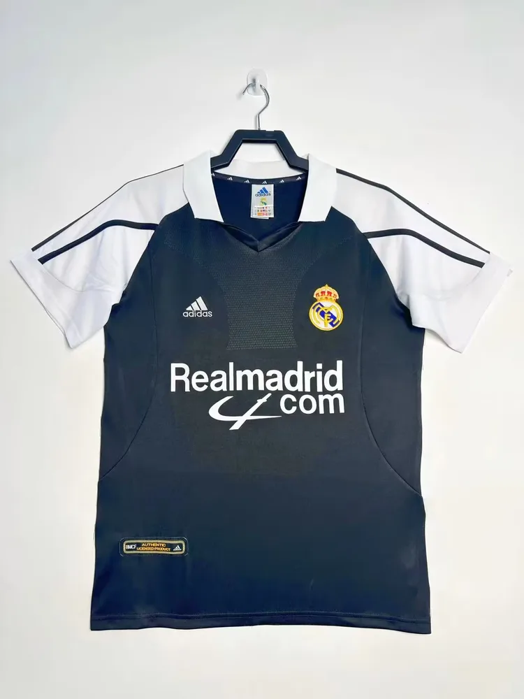 2001/2002 قميص ريال مدريد خارج الأرض رجعي جودة تايلاندية — main view